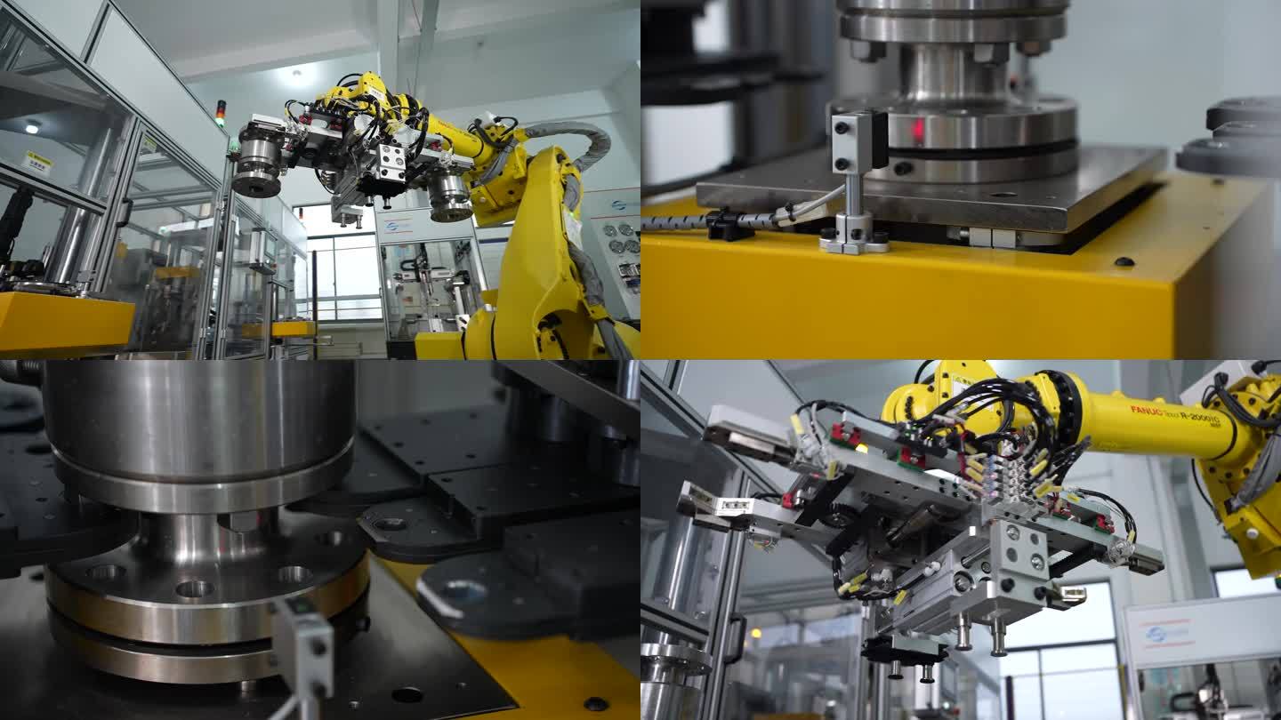 机械制造中国科技生产高清4k素材